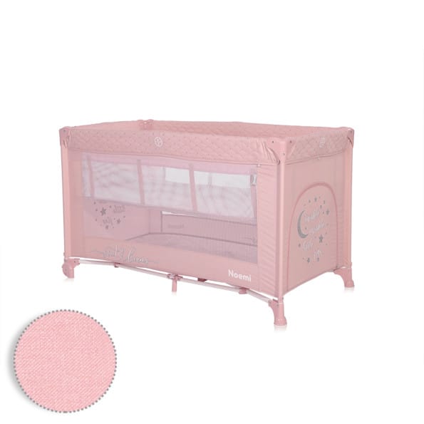 Παιδικό Παρκοκρέβατο NOEMI 2 LAYER MELLOW ROSE STAR LORELLI 10080552219