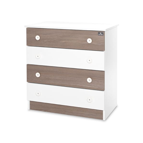 Συρταριέρα-αλλαξιέρα NEW White-Coffee LORELLI 10170070042A