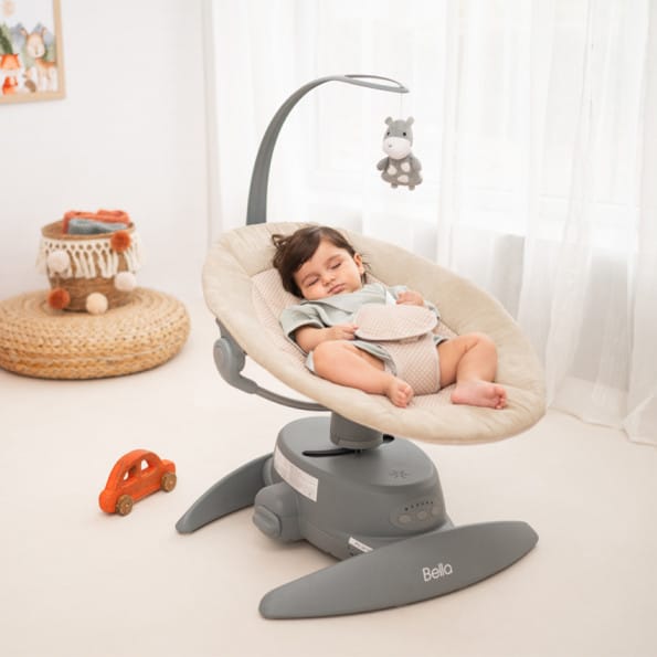 Ηλεκτρική Κούνια Ρηλάξ BELLA Beige Lorelli 10090092405 - Image 4