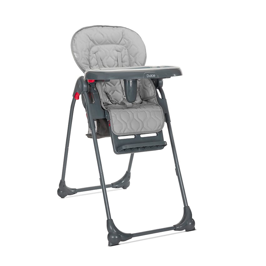 Καρεκλάκι φαγητού DULCE Grey LEATHER Lorelli 10100452506