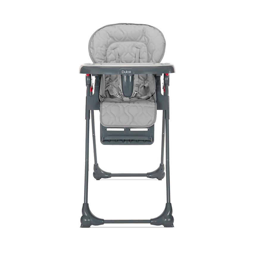 Καρεκλάκι φαγητού DULCE Grey LEATHER Lorelli 10100452506 - Image 2