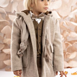 Βαπτιστικό  χειμερινό κοστουμάκι για αγόρι Baby Bloom B-1125.504