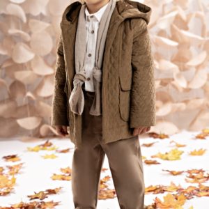 Βαπτιστικό  χειμερινό κοστουμάκι για αγόρι Baby Bloom B-1125.505