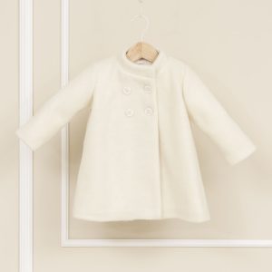 Χειμερινό Coat Mohair ivory  Angel Wings  AW-CO-052