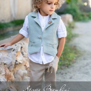 Βαπτιστικό κοστουμάκι για αγόρι Stova Bambini SS25-B11