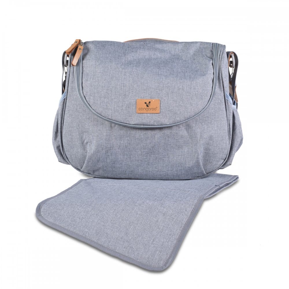 Τσάντα-Αλλαξιέρα Naomi grey Cangaroo 108362