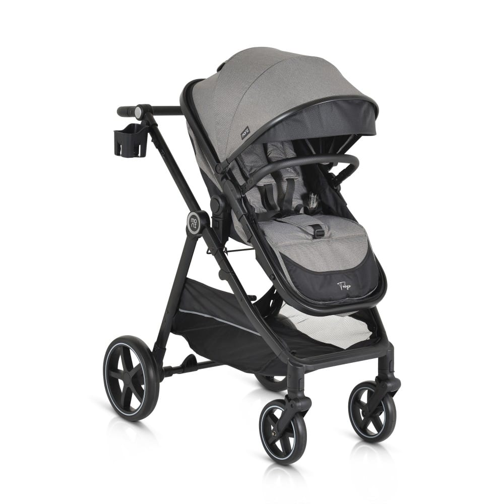 Βρεφικό καρότσι 2 σε 1 Tokyo grey Moni 3800146236182