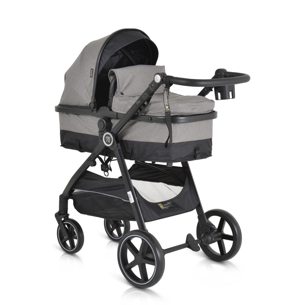 Βρεφικό καρότσι 2 σε 1 Tokyo grey Moni 3800146236182 - Image 2