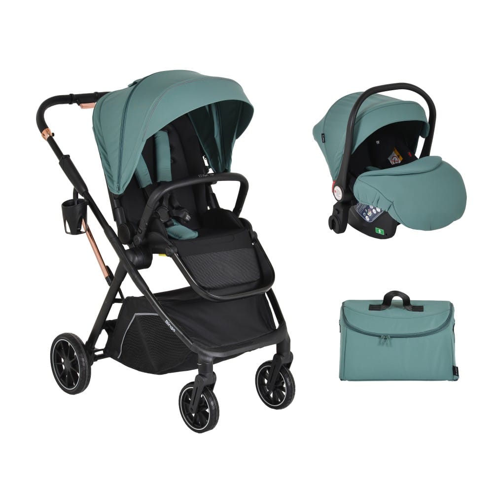 Bρεφικό Καρότσι Bingo Marine green 2σε1 up to 22kg Μoni 3801005100163