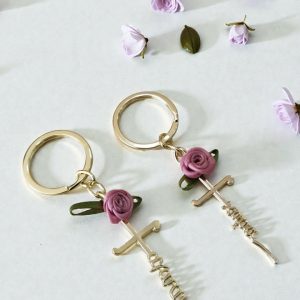 Μαρτυρικά μπρελόκ με λουλουδάκι ΜΑΡ84