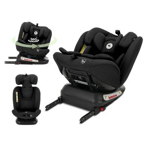 Kάθισμα Αυτοκινήτου 40-150cm CAPELLA i-Size ISOFIX black 360 LORELLI 10072142501