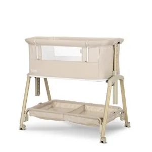Παιδική Καλαθούνα LAYLA 2in1 Beige με πτυσσόμενο πλευρικό τοίχωμα Lorelli 10080742607