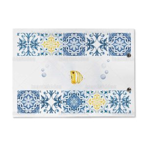 Βιβλίο ευχών εκτυπωμένο με θέμα Baby Baby Funny fish TS751