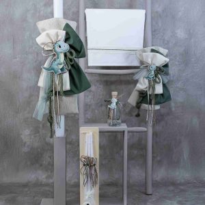 Σετ βάπτισης για αγόρι με θέμα Δεινοσαυράκι L-E724