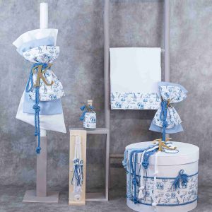 Σετ βάπτισης για αγόρι με θέμα Baby Dior και Μονόγραμμα L-E720