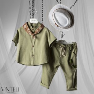 Βαπτιστικό κοστουμάκι για αγόρι Vinteli CLS5521A