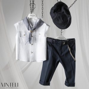 Βαπτιστικό κοστουμάκι για αγόρι Vinteli PRM5523