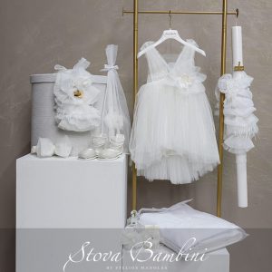 Stova Bambini Βαπτιστικό Σύνολο για Κοριτσάκι SS26 COMBO GIRL 7 -G19