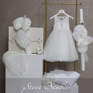Stova Bambini Βαπτιστικό Σύνολο για Κοριτσάκι SS26 COMBO GIRL 9 -G29