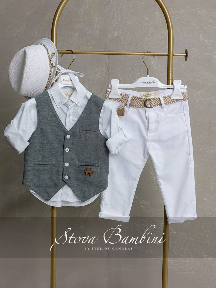 Βαπτιστικό κοστουμάκι Stova Bambini SS26 B35