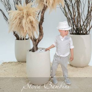 Βαπτιστικό κοστουμάκι Bαμβακερό Stova Bambini SS26 B12