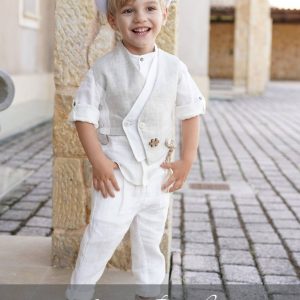 Βαπτιστικό κοστουμάκι Λινό Stova Bambini SS26 B20