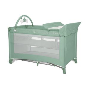 Παιδικό Παρκοκρέβατο TORINO 2 επίπεδα Green LORELLI 10080472605