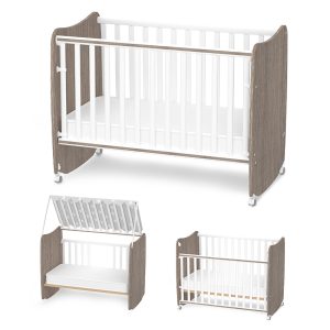 Βρεφικό Κρεβάτι Stars White/Coffe 60x120 Lorelli 10150610027A
