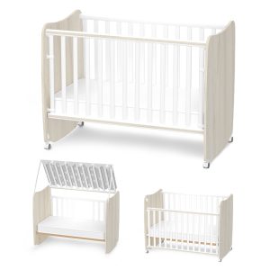 Βρεφικό Κρεβάτι Stars White/Light Oak 60x120 Lorelli 10150610036A