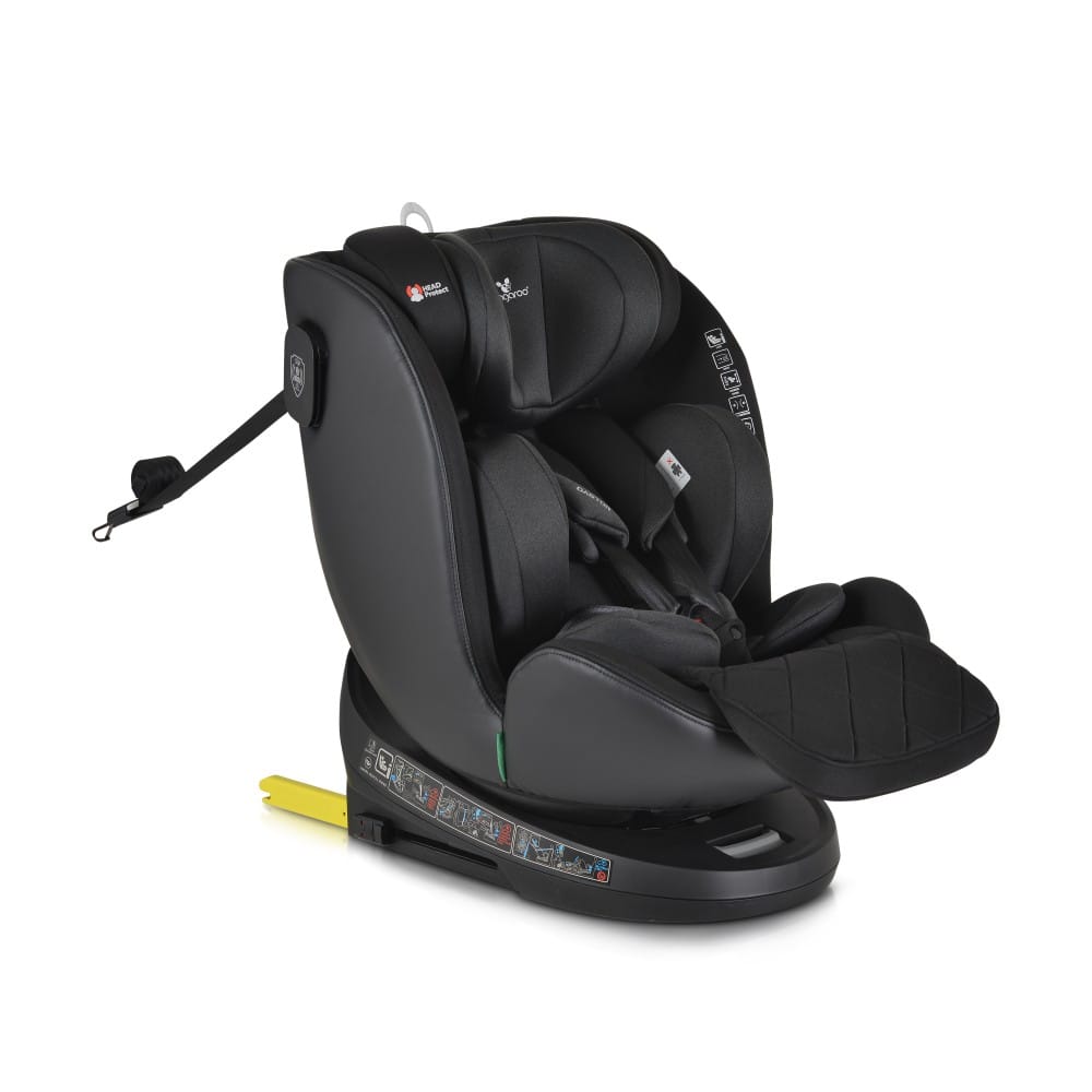 Kάθισμα Αυτοκινήτου Castor 40-150cm Black Cangaroo 3801005151844