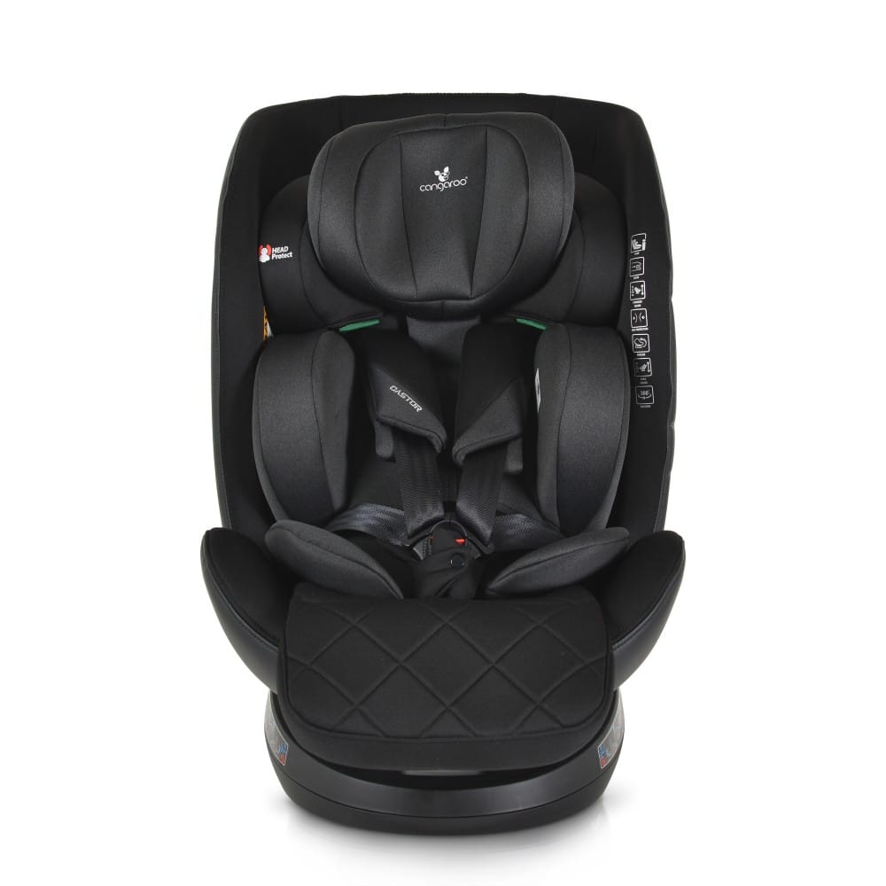Kάθισμα Αυτοκινήτου Castor 40-150cm Black Cangaroo 3801005151844 - Image 2
