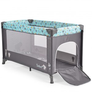 Παιδικό Παρκοκρέβατο Safari turquoise ΜΟNI 3800146248659