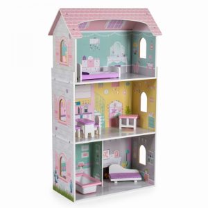 Ξύλινο Κουκλόσπιτο Αnna Moni Toys 3800146220341