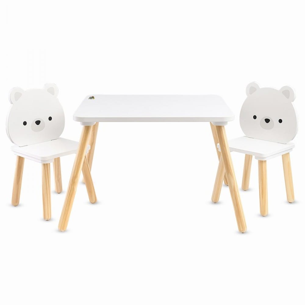 Tραπεζάκι-Θρανίο με 2 καρέκλες White Bears MONI TOYS 3801005602001