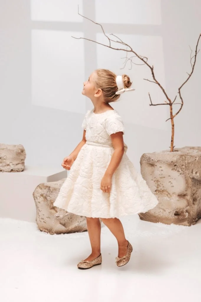 Βαπτιστικό Χειμερινό Φόρεμα Baby Bloom BB126.600 - Image 3