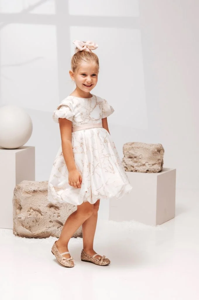 Βαπτιστικό Χειμερινό Φόρεμα Baby Bloom BB126.601