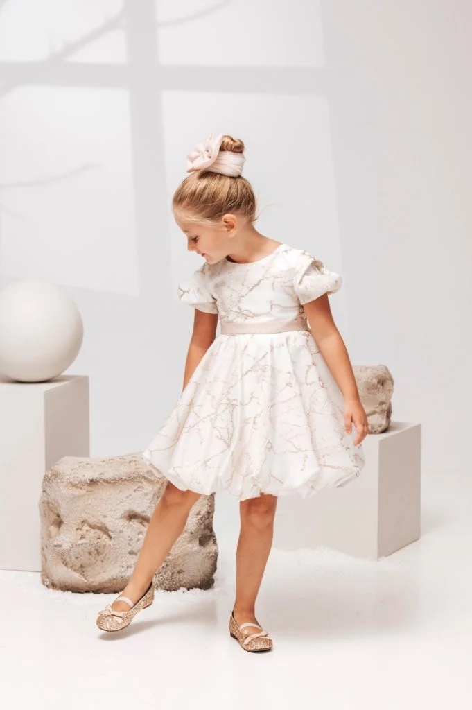 Βαπτιστικό Χειμερινό Φόρεμα Baby Bloom BB126.601 - Image 2