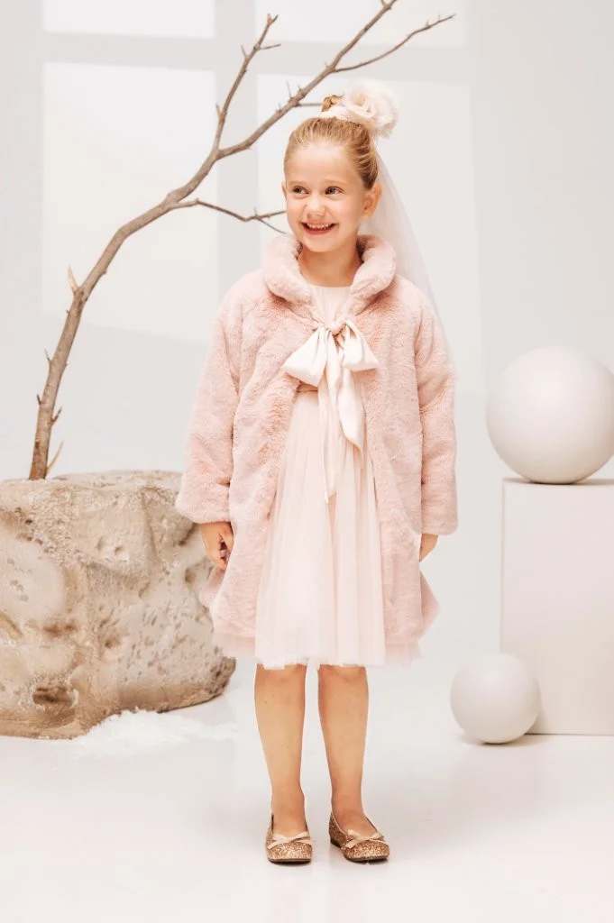 Βαπτιστικό Χειμερινό Φόρεμα Baby Bloom BB126.603 - Image 5