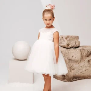 Βαπτιστικό Χειμερινό Φόρεμα Baby Bloom BB126.602