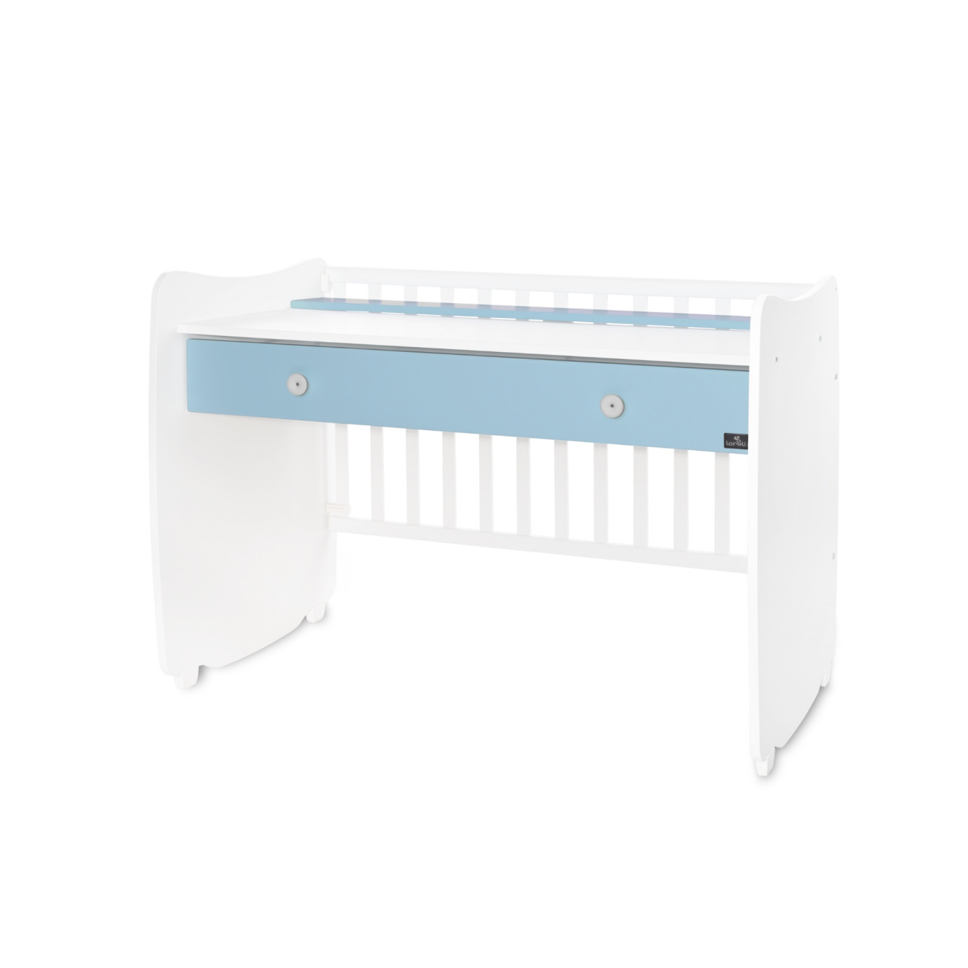 Κρεβάτι DREAM 60/120 White & Baby Blue LORELLI 10150420039A - Image 3