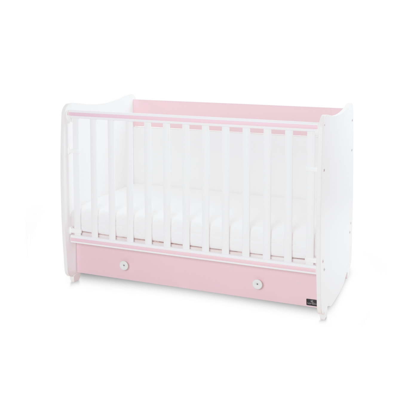 Κρεβάτι DREAM 60/120 White & Orchid Pink LORELLI 10150420038A