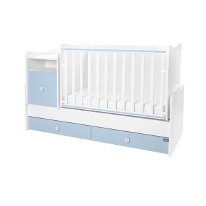 Μετατρεπόμενο Πολυμορφικό Κρεβάτι TREND PLUS White & Baby Blue Lorelli 10150590039P