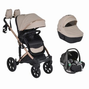 Bρεφικό Καρότσι Eggo Sand Beige 3 in 1 up to 22kg Cangaroo 3801005100125